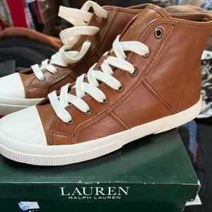 Ralph Lauren leather hi-tops
